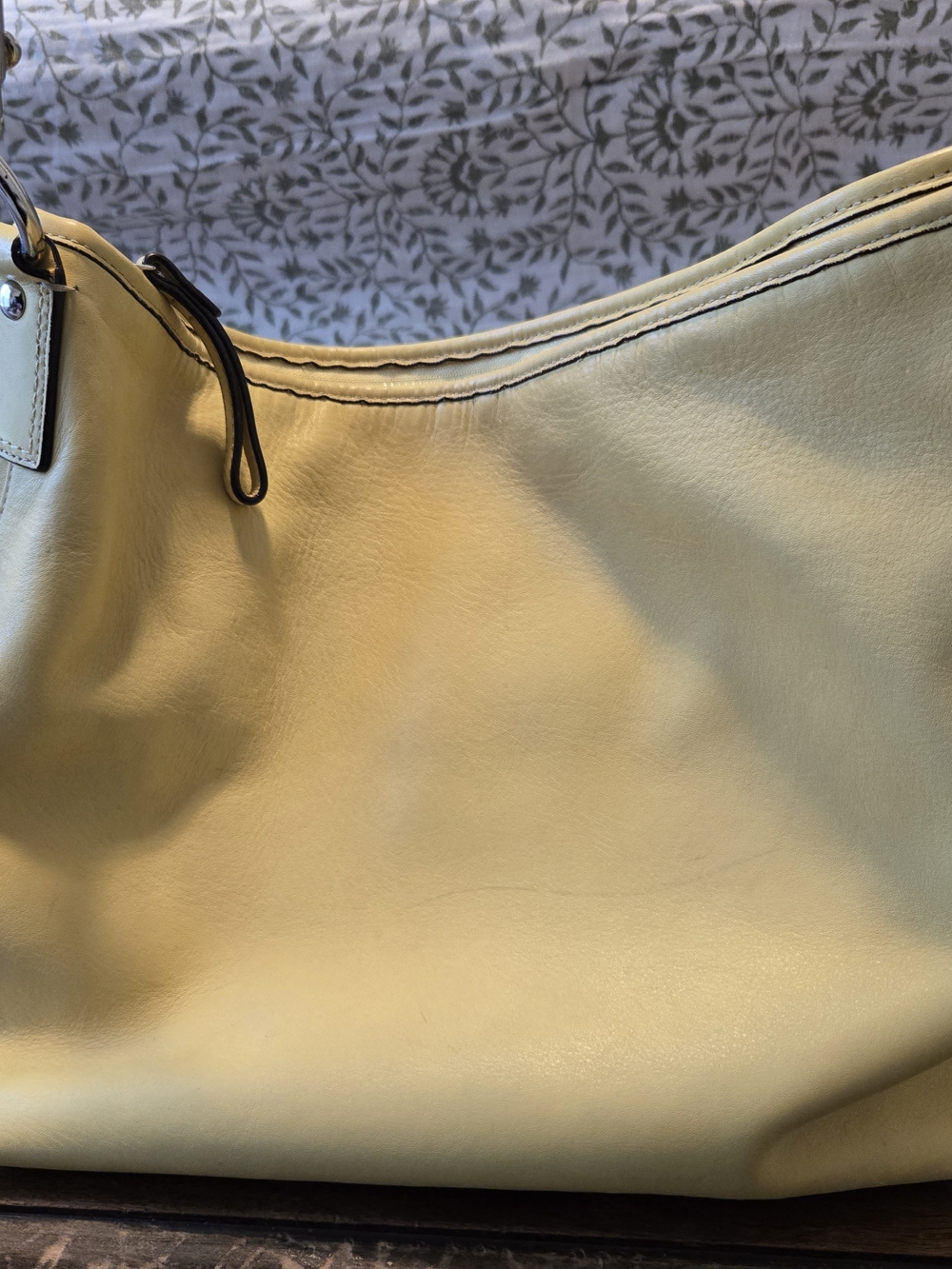 Coach Yellow Leather Shoulder Bag with Tag - Picture 9 of 13